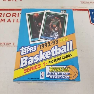 1992-93 Topps Basketball Series 1 Factory Sealed Box New - Picture 1 of 6