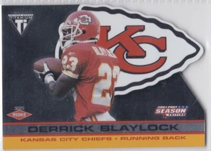 G 2001 Pacific Titanium Football Trading Card Derrick Blaylock P47 396/795 - Picture 1 of 2