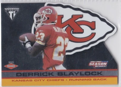 G 2001 Pacific Titanium Football Trading Card Derrick Blaylock P47 396/795 - Image 1 of 2