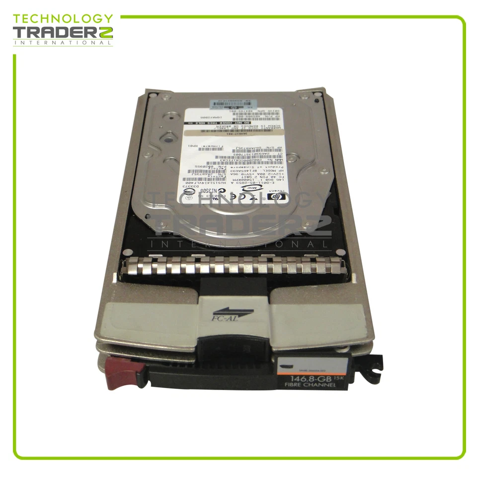 364621-B22 HP 146.8GB 15K FC 2Gbps DP 3.5" Hard Drive 405989-002 **Pulled** - Image 1 of 1