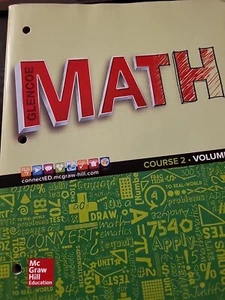 MATH APPLIC and CONN CRSE Ser.: Glencoe Math, Course 2, Student Edition, Volume - Picture 1 of 9