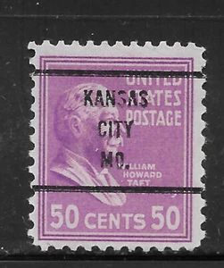 Missouri Bureau Precancels - Kansas City 63 - 50c Prexie - Picture 1 of 1