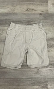 Nautica Beige 100% Cotton Elastic Waist Pull On Shorts Size Boy's 4 - Picture 1 of 10