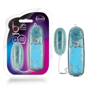 Blush B Yours Glitter Power Bullet Adjustable Multi-Speed Waterproof Vibrator - Picture 1 of 7