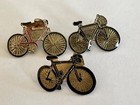 a 3 PINS PIN ENAMEL VELO BICI COURSE