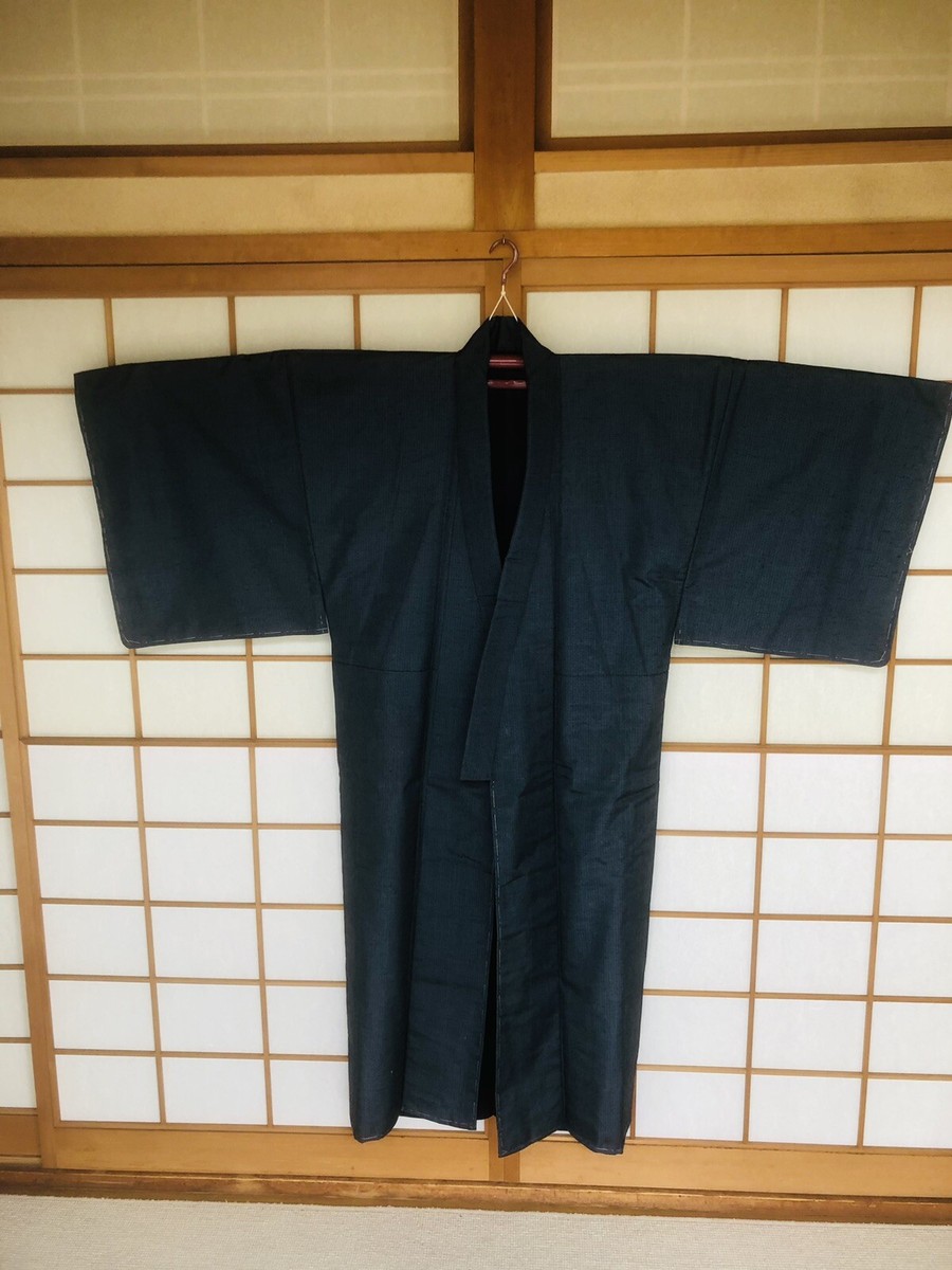 Accappatoio Microfibra Kimono Giapponese Uomo In Velluto - Main Image