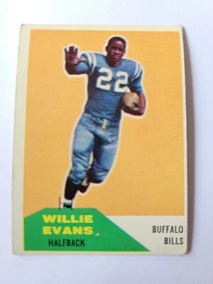1960 Fleer #65 Willie Evans VG - Image 1 of 2