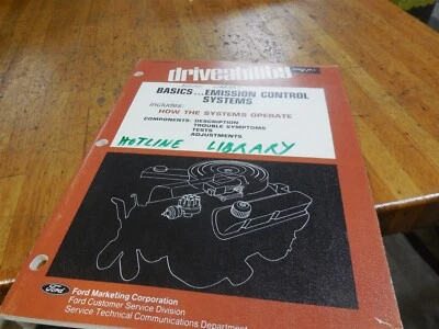 Ford Mustang II 1974 Gran Torino Thunderbird sistemas de emisiones manual de smog Foto 1 de 4