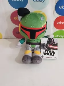 Star Wars BOBA FETT 8 Inch Plush Disney Mattel Stuffed Plush Toy NEW - Picture 1 of 9