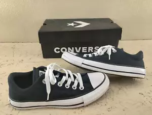 Converse Low Top Black Sneakers Sz 6.5 Worn Once w Box FREE SHIPPING - Picture 1 of 7