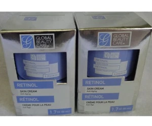 2pcs Global Beauty Care Retinol Anti-Wrinkle Anti-Aging Skin Care Cream 1.7oz - Picture 1 of 3