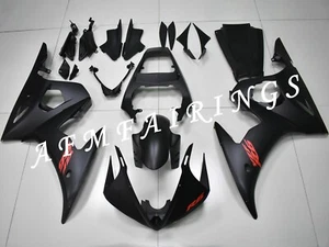 Matte Black ABS Injection Mold Bodywork Fairing Kit Panel Cone for YZF R6 2005 - Picture 1 of 7