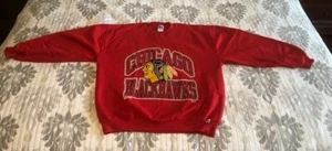 Chicago Blackhawks NHL sweatshirt XL Russell Athletic - Picture 1 of 10