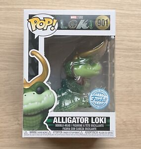 Funko Pop Marvel Loki Alligator Loki #901 + Free Protector
