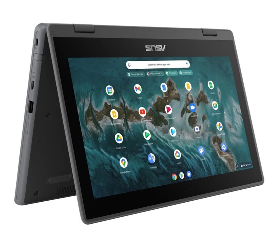 ASUS Chromebook Flip CR1 11.6' Touch Rugged Intel Celeron N4500 4GB 32GB Chrome - Image 1 of 1