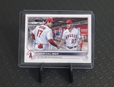 2022 Topps Update Mike Trout & Shohei Ohtani MVP Caliber Angels Card #US115!!!