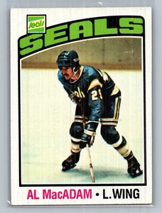 1976-77 Topps Al MacAdams #237 - California Golden Seals - EX to EX+ - Picture 1 of 2