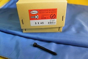 AINSCO  5x45 - Hexagon Socket Head Cap Screws - New in Box (200 pc) - Picture 1 of 2