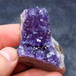 URUGUAY Amethyst dark color! Crystal Stone Natural Mineral - Picture 1 of 5