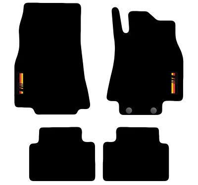 Tailored Carpet Car Floor Mats FOR Mercedes B Class 2005 to 2011 with logo - Image 1 of 4