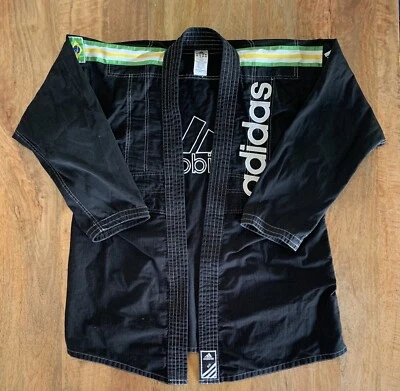 Brasileño Jiu Jitsu Gi BBJ Kimono Equipo Brasil Adidas Hombre’s 190cm Foto 1 de 4