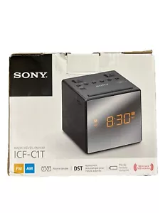 Sony ICF-C1T Alarm Clock Radio - Black open box - Picture 1 of 5