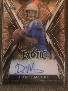2023 Leaf Exotic Multisport Young Stars Dante Moore Tiger Auto, #1/5 - Bild 1 von 3