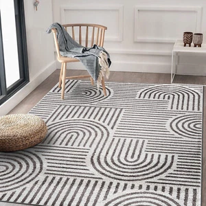 Rugshop Area Carpet Bohemian Stipre Arch Design Rugs for Sale Guest Room Rug 5x7 - Picture 1 of 10