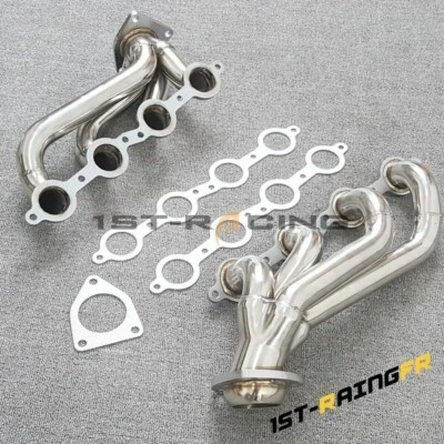 Exhaust Headers Manifold for 2002-2013 Cadillac Escalade Hummer H2 5.3 6.0L 6.2L Foto 1 de 4