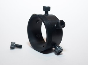 Custom made anamorphic lens adapter clamp / CNC photo camera parts