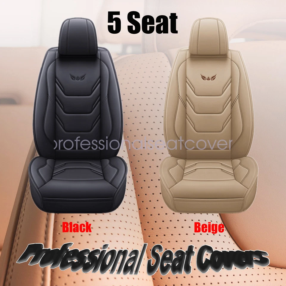 5 Seat Full Set Car Seat Covers Leather For Infiniti FX35 FX45 M35 G35 G37 EX35 - Image 1 of 1