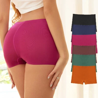 6PCS/LOT Sexy Womens Boyshorts Panties Boxer Shorts Ladies Underwear Lingeries - Image 1 of 4