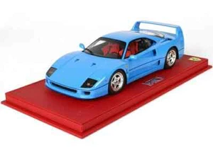 *SUPER RARE* BBR 1/18 Ferrari F40 Chiaro Blue with Display case LIMITED 82 PCS - Picture 1 of 3