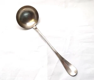 Antique Art Nouveau A. BOULENGER Blanc 10 Silver Plate Ladle Soup Serving Spoon - Picture 1 of 9