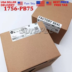 New Factory Sealed 1756-PB75 SER B ControlLogix 24V DC Power Supply US Free Tax - Picture 1 of 2