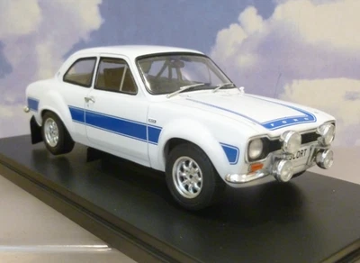 1/24 WHITEBOX DIECAST 1973 FORD ESCORT MK1 MKI RS2000 RS 2000 WHITE/BLUE 124250 - Image 1 of 4