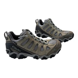 Oboz Wanderschuhe Damengröße 8 Sawtooth B trocken grau wasserdicht Trail-Sneaker - Bild 1 von 11