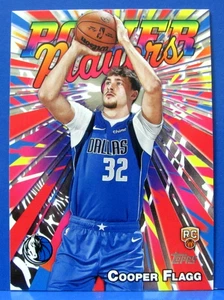 🏀 2025-26 Topps Basketball COOPER FLAGG Power Players Insert DALLAS - Picture 1 of 3
