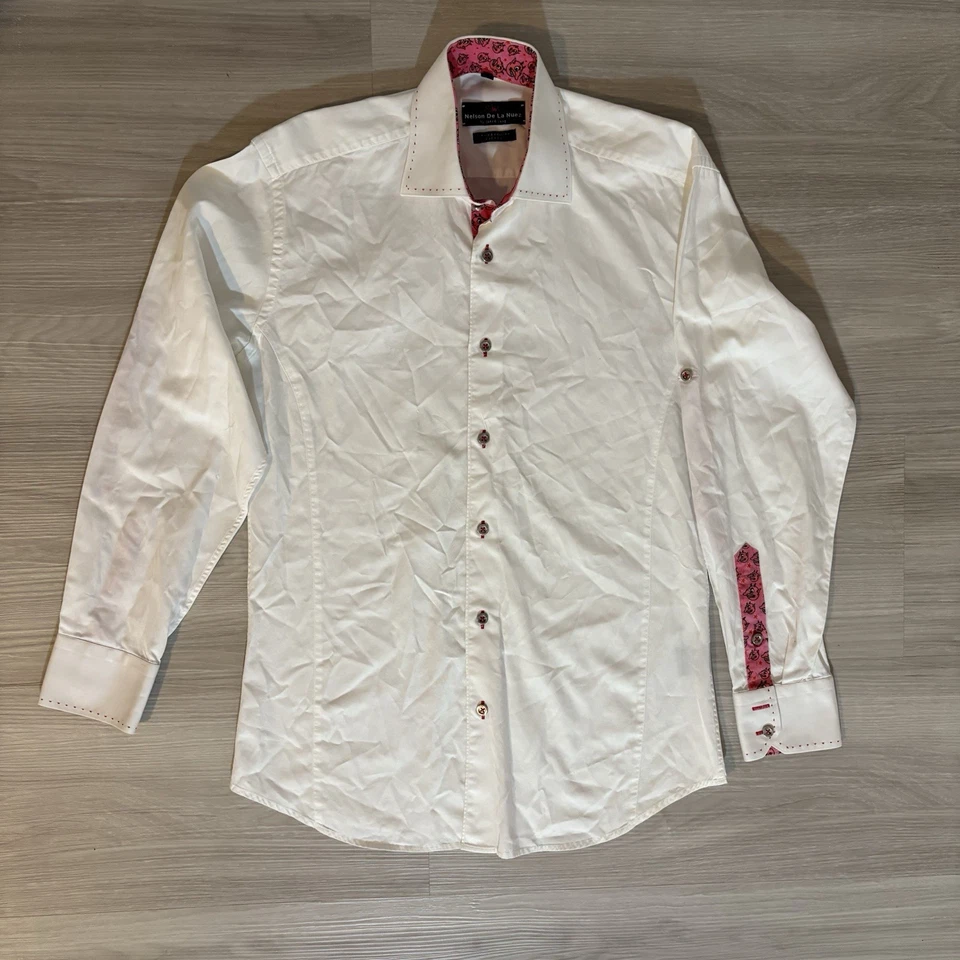 Nelson De La Nuez by Jared Lang Limited Edition Shirt Men Comic Button Down S - Image 1 of 4