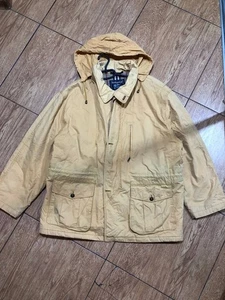 Burberry Mantel mit Kapuze Beige Herren WMNS Unisexx Luxus Jacke Distressed Faded 90s - Bild 1 von 23