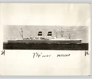 Design Zeichnung Luxus Linienschiff SS PRESIDENT ROOSEVELT Vintage 1962 Pressefoto - Bild 1 von 2