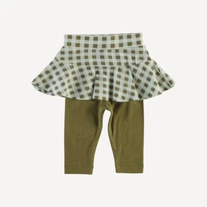 Leggings con gonna Kate Quinn verde Gingham 8 anni modal nuovi con etichette - Foto 1 di 4
