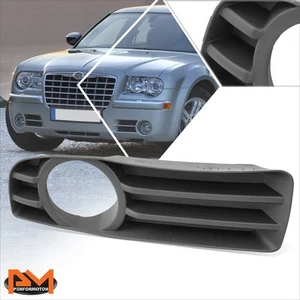 Cubierta de rejilla de bisel de luz antiniebla lateral izquierda para conductor delantero Chrysler 300 05-10 negra - Imagen 1 de 4