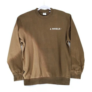 Jack & Jones Herren braun Batik Baumwolle A World Rundhals Sweatshirt Gr. M - Bild 1 von 7