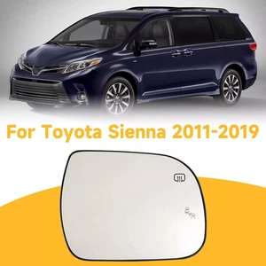 For Toyota Sienna 2011-2019 Right Heated Side Rear View Mirror Glass Lens Blind - Picture 1 of 11