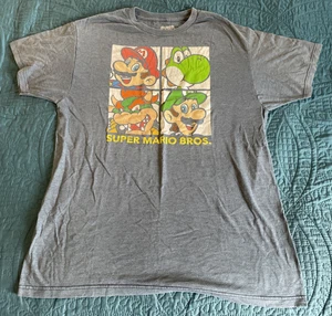 Camiseta Super Mario Brothers 2015, grande, cupé Mario Yoshi Luigi - Imagen 1 de 21