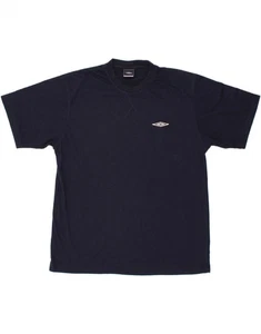 UMBRO Mens T-Shirt Top XL Navy Blue Polyester BM06 - Picture 1 of 3
