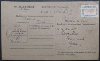 Service 15A sur carte de ravitaillement de Sabran (Gard) pour Pouzilhac (Gard) - Photo 1/2