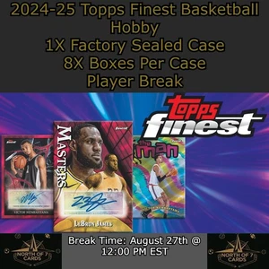 Jakob Poeltl 2024-25 Topps Finest Basketball Hobby 1X Case Player BREAK #15 - Picture 1 of 3