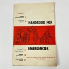 1958 Civil Defense Handbook for Emergencies Fallout Protection CONELRAD